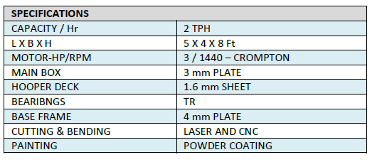 coir pith destoner  manufacturers in india